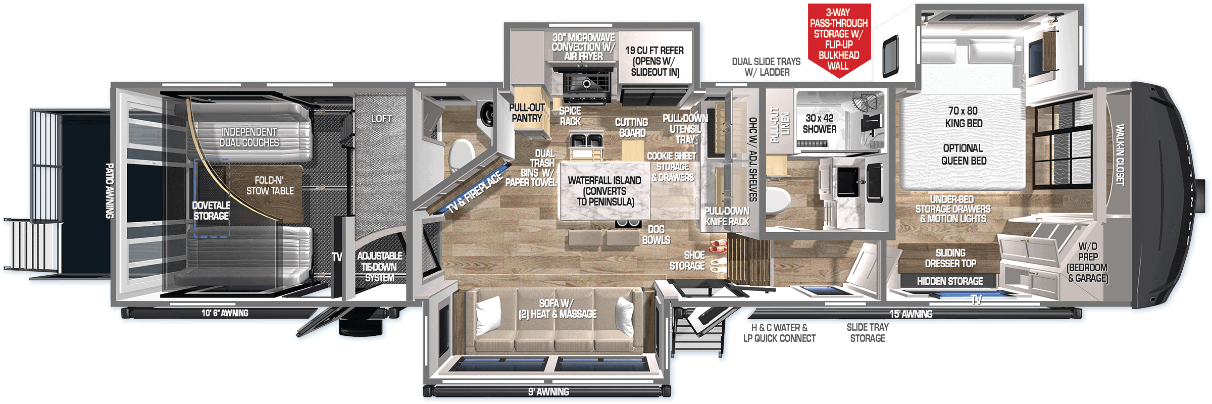 NEW 2024 Brinkley RV 3500 Model G ALMO, KY