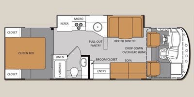 2014 Thor Ace 29.2 Floorplan