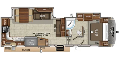 2020 Jayco Eagle HT 30.5MLOK Floorplan