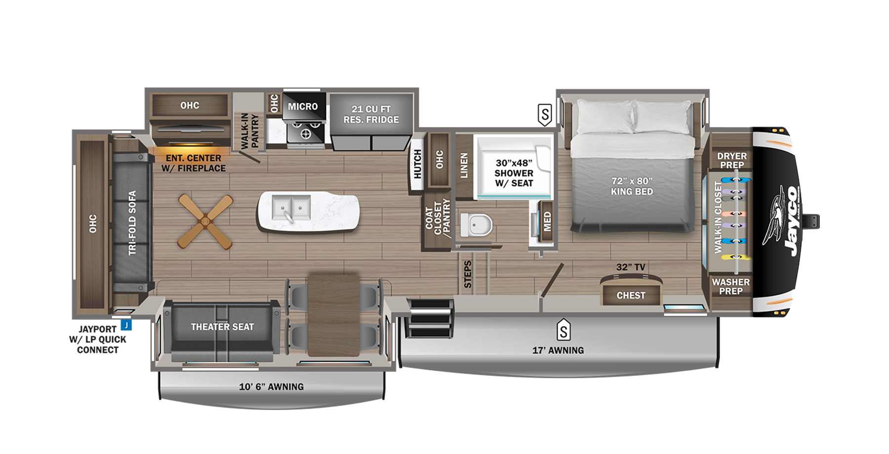 SOLD NEW 2024 Jayco Eagle 321RSTS