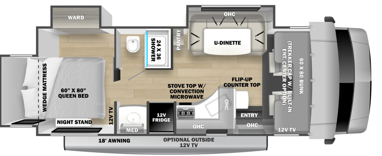 2024 Forest River Forester 2501TS Floorplan