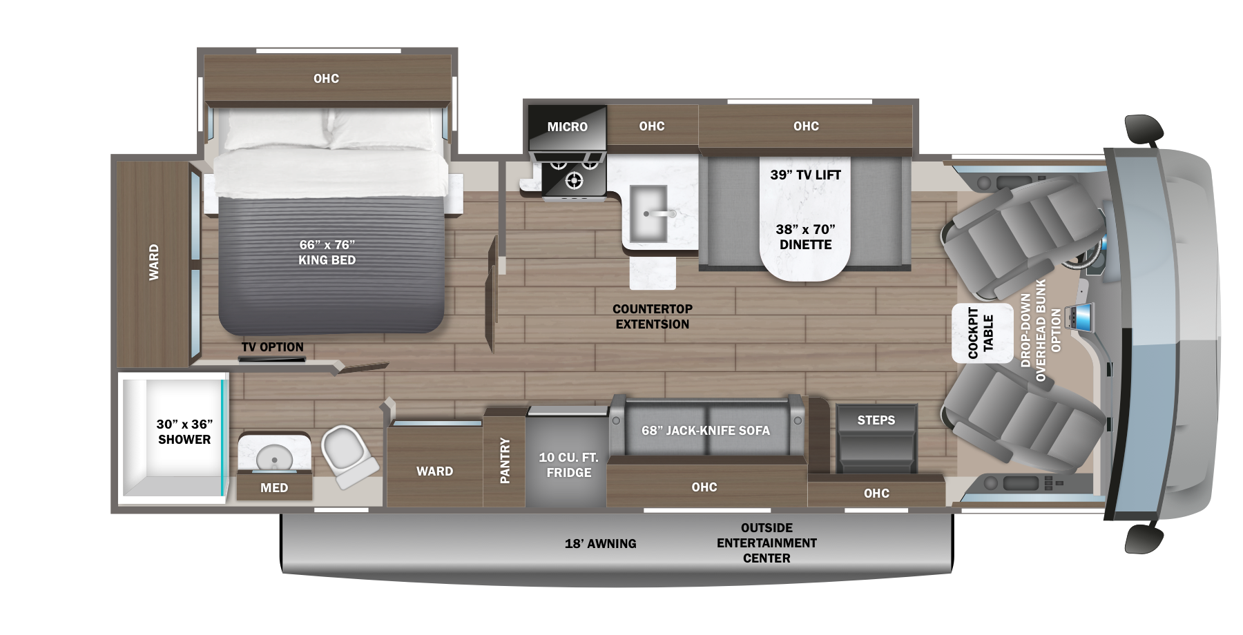 2026 Jayco Alante 27A Floorplan