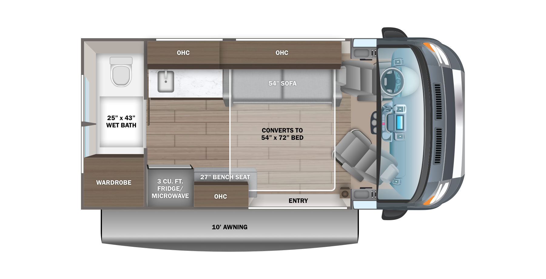 2026 Jayco Comet 18C Floorplan