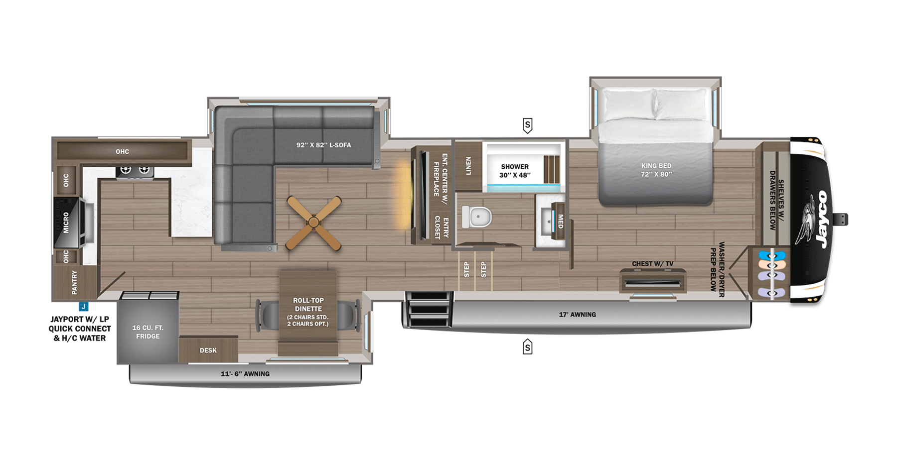 2026 Jayco Eagle 365UKTS Floorplan