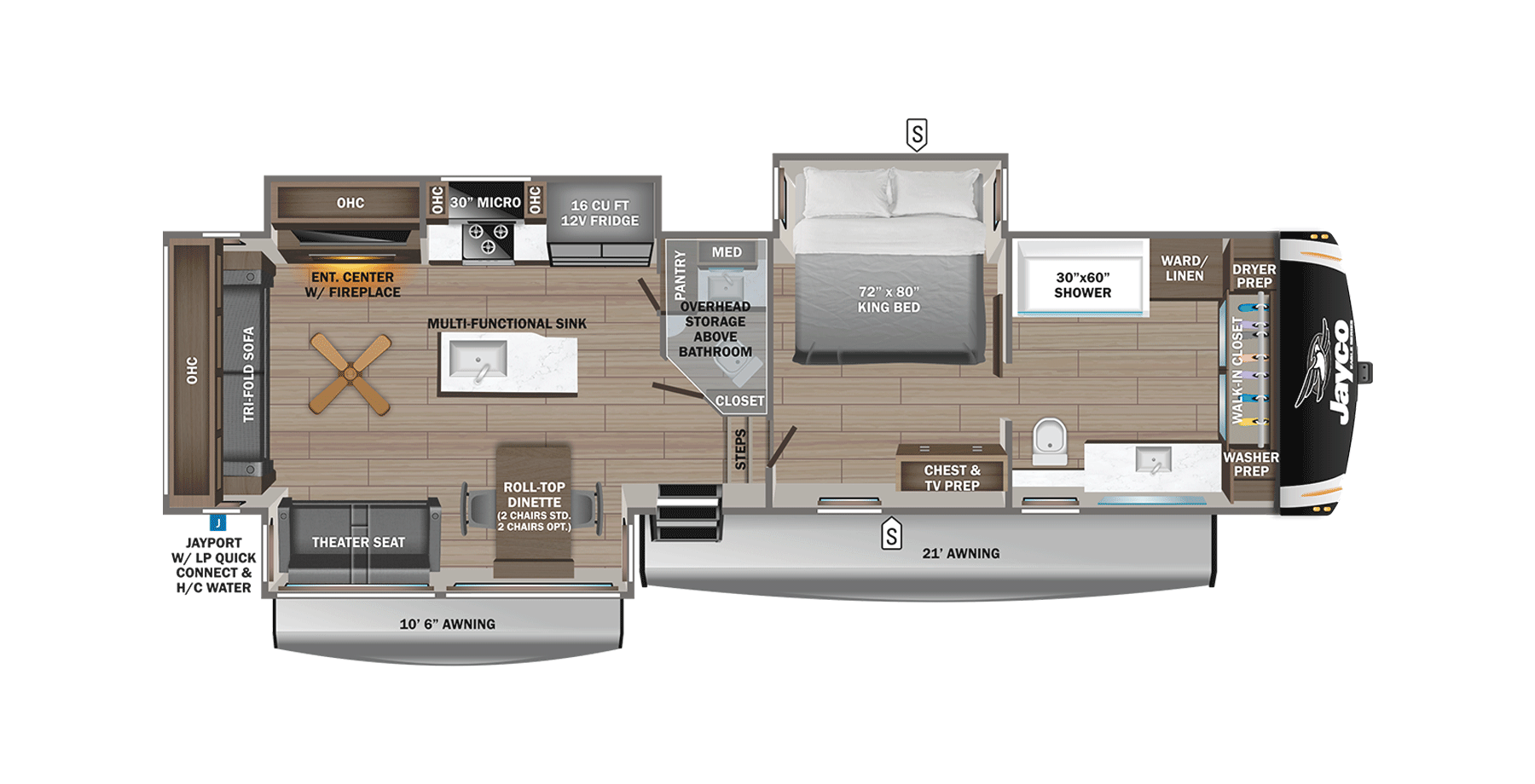 2026 Jayco Eagle 370FBTS Floorplan