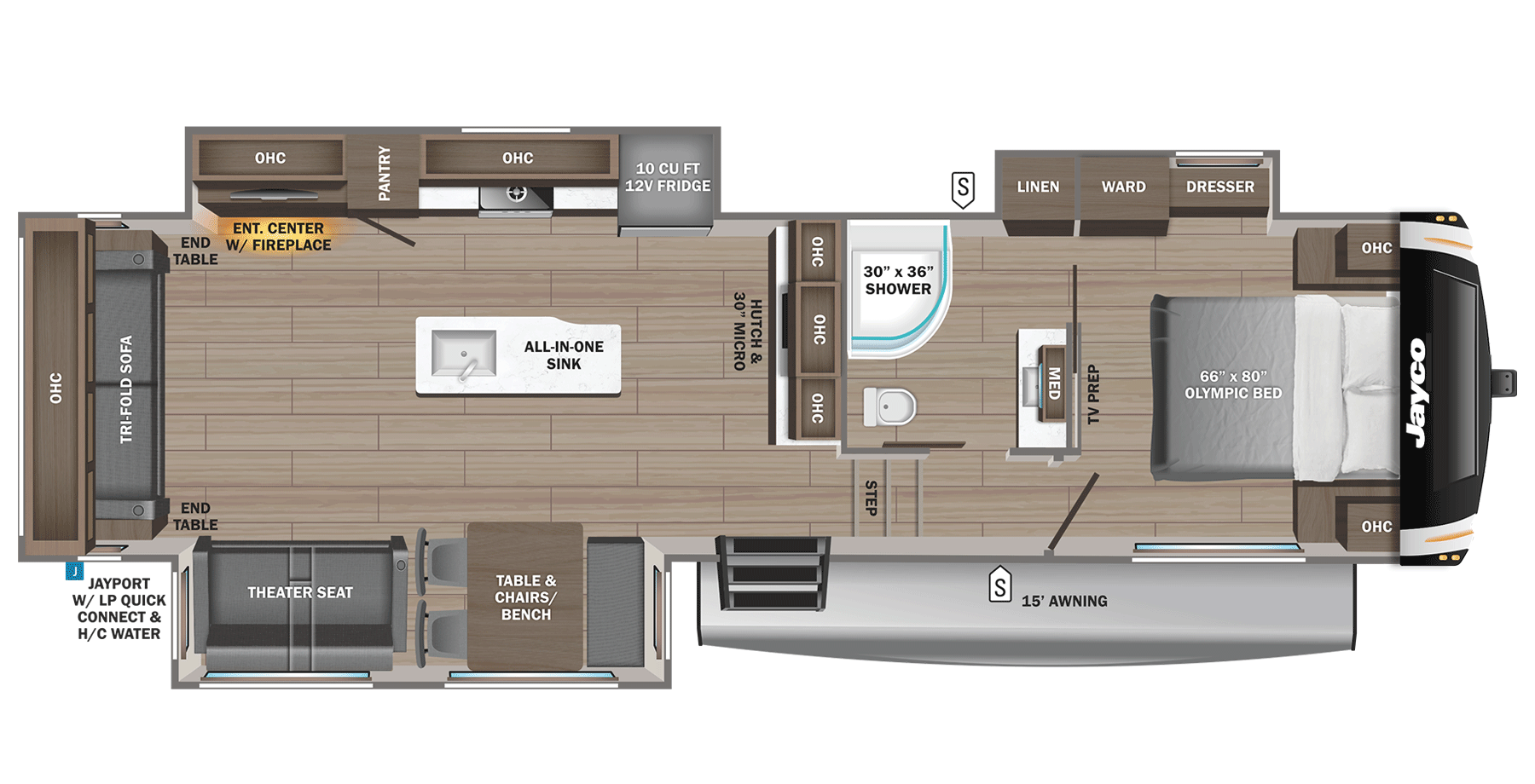 2026 Jayco Eagle HT 30CRT Floorplan