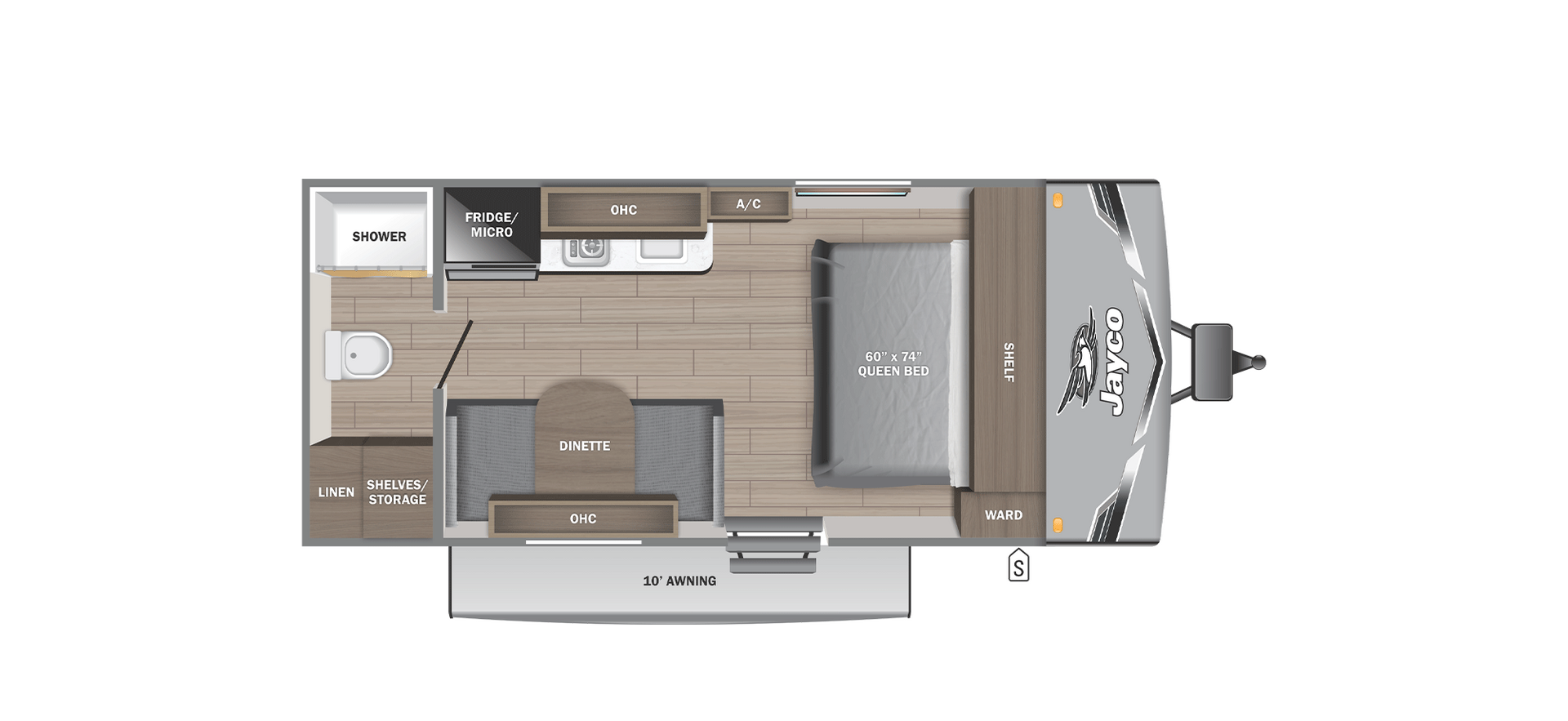 2026 Jayco Jay Flight SLX 170FQ Floorplan