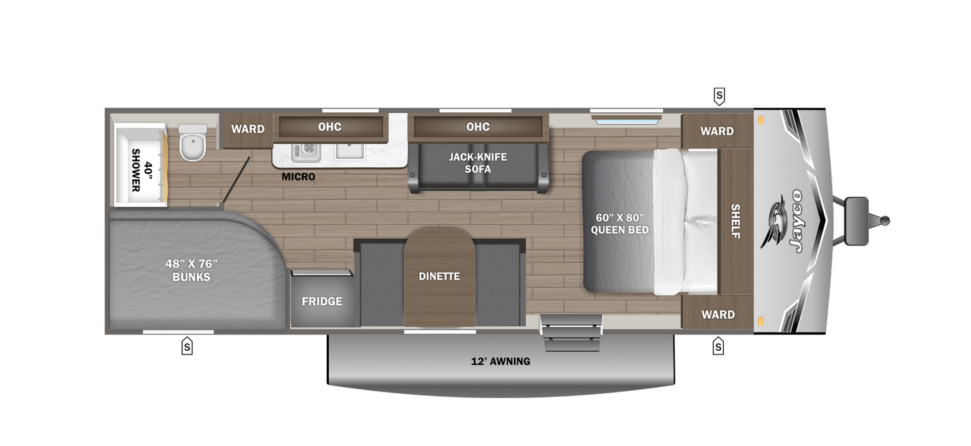 2026 Jayco Jay Flight SLX 250BH Floorplan