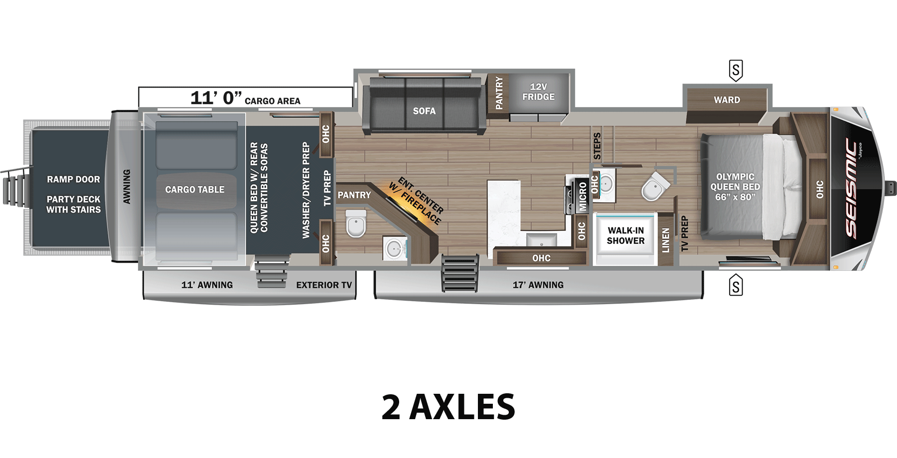 2026 Jayco Seismic 359 Floorplan