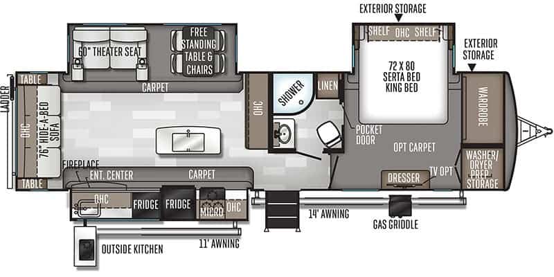 Image of floorplan for unit
