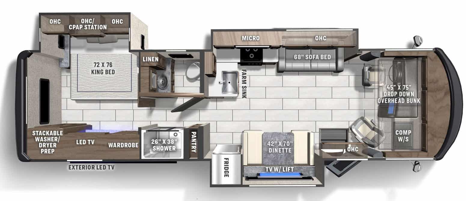 Image of floorplan for unit