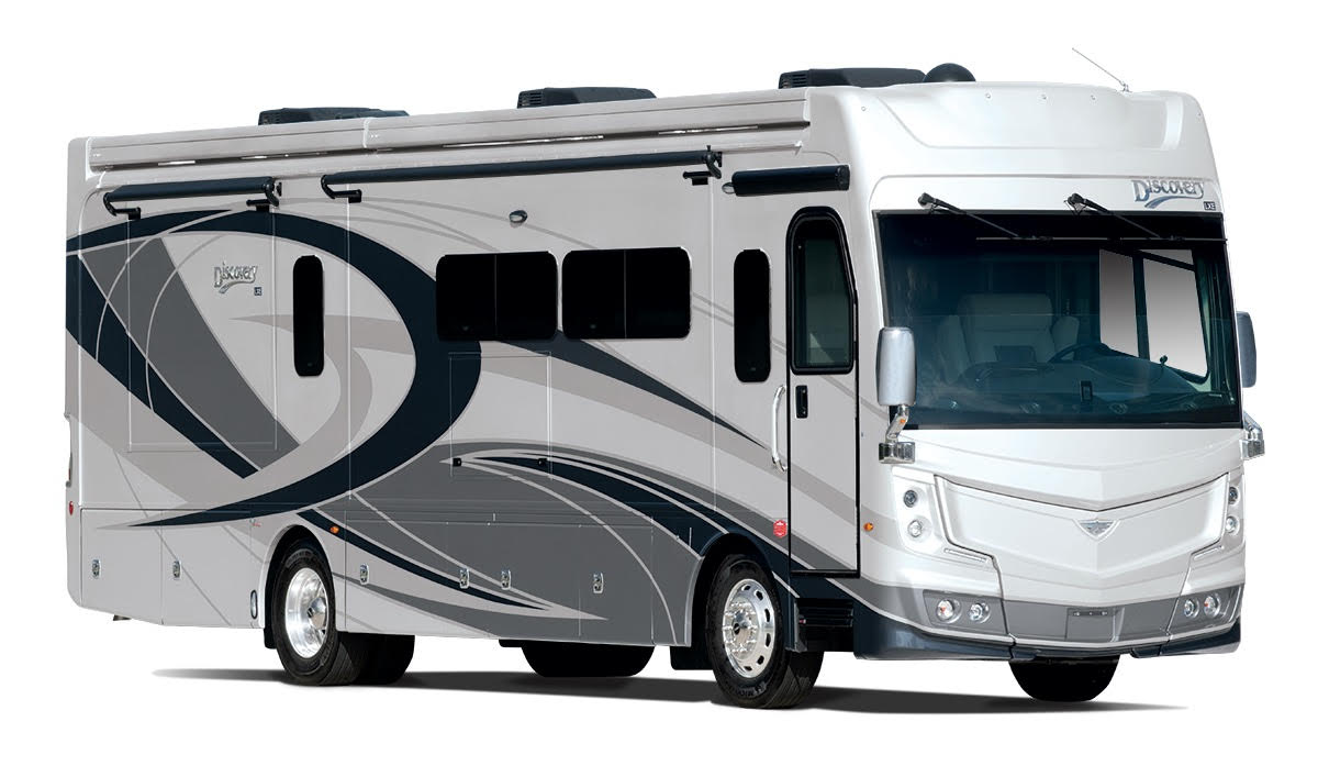 Class A Motorhome Stock Image