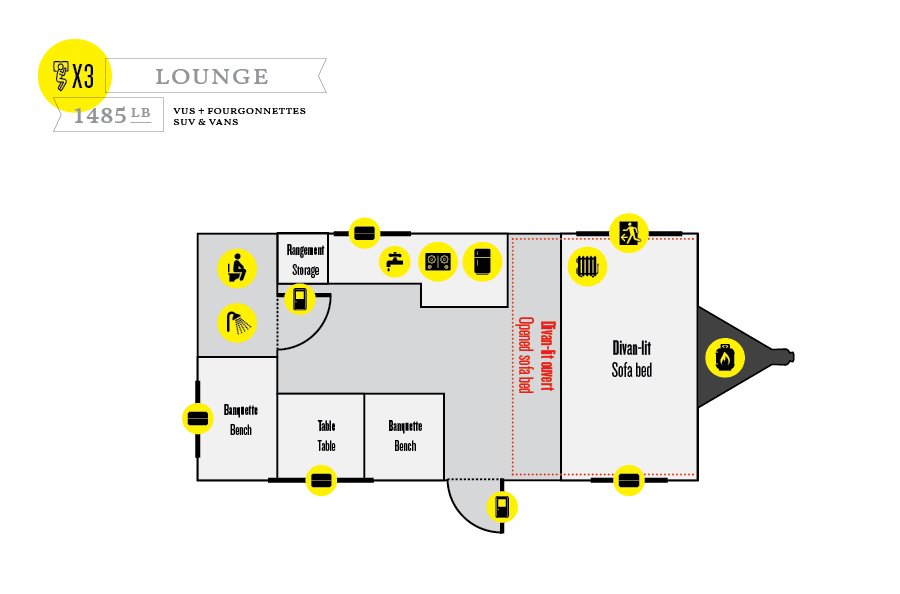 NEW 2024 Roulottes PROLITE LOUNGE