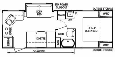 USED 2013 Skyline NOMAD 260 RKS B-15