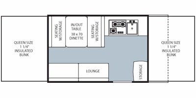 USED 2015 FOREST RIVER Viking 2108ST