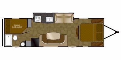 USED 2015 Heartland North Trail 28 BRS