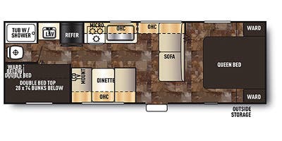 Used 2015 Forest River Grey Wolf 26BH