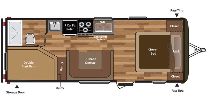 USED 2016 Keystone HIDEOUT 24BH