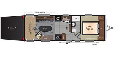 USED 2015 Keystone Impact 260