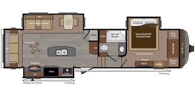 USED 2016 Keystone MONTANA 3160RL