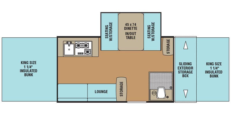 USED 2016 Coachmen Viking 2485SST