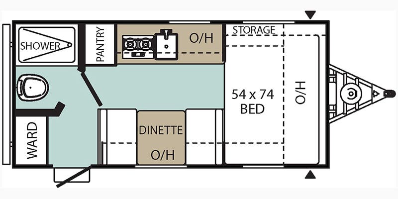 USED 2021 Forest River Viking 16SFB