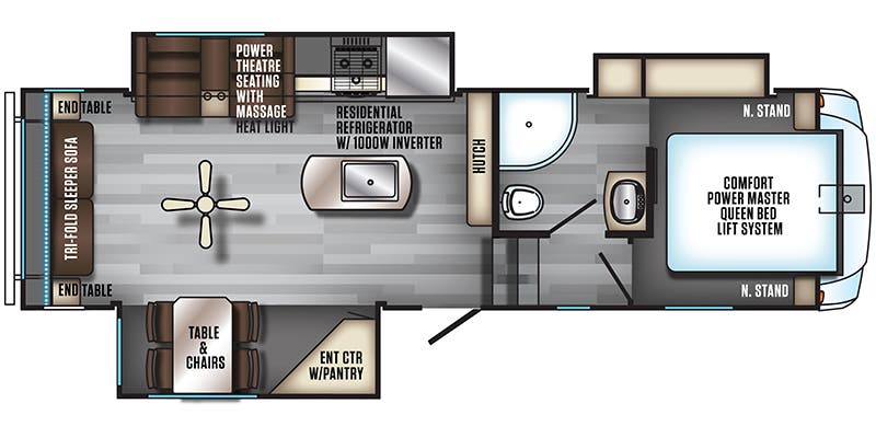 USED 2019 Forest River ARCTIC WOLF 285DRLY