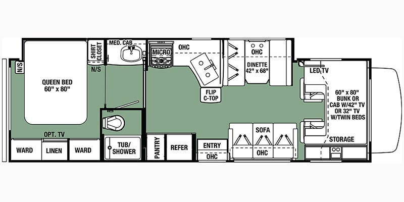 USED 2017 Forest River FORESTER FRC3051SF