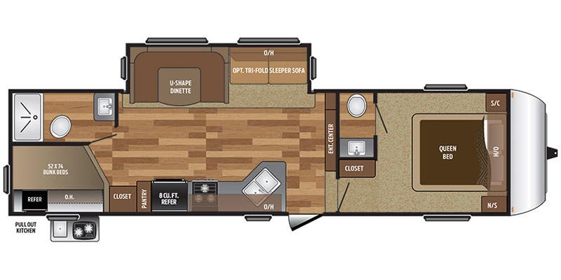 Used 2018 Keystone HIDEOUT 281DBS