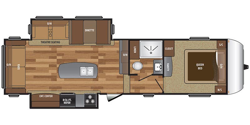 USED 2018 Keystone Hideout 299RLDS