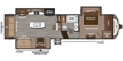 Used 2019 Keystone MONTANA 3120 RL