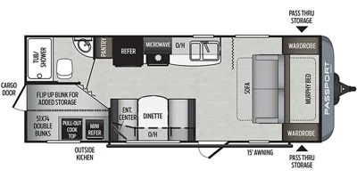 USED 2020 Keystone PASSPORT 239ML