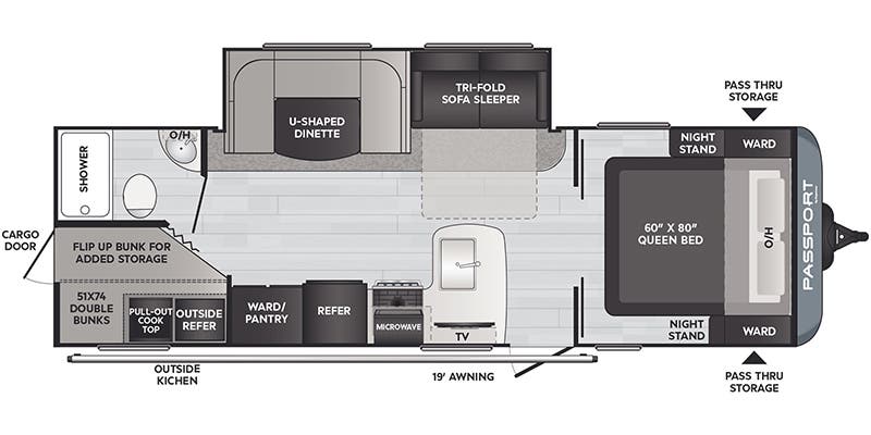 USED 2022 Keystone PASSPORT 268 BH