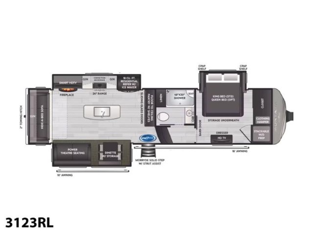 NEW 2024 Keystone MONTANA 3123 RL