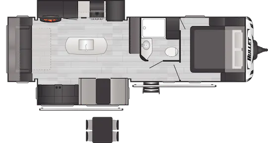 New 2025 Keystone BULLET 287 RLS
