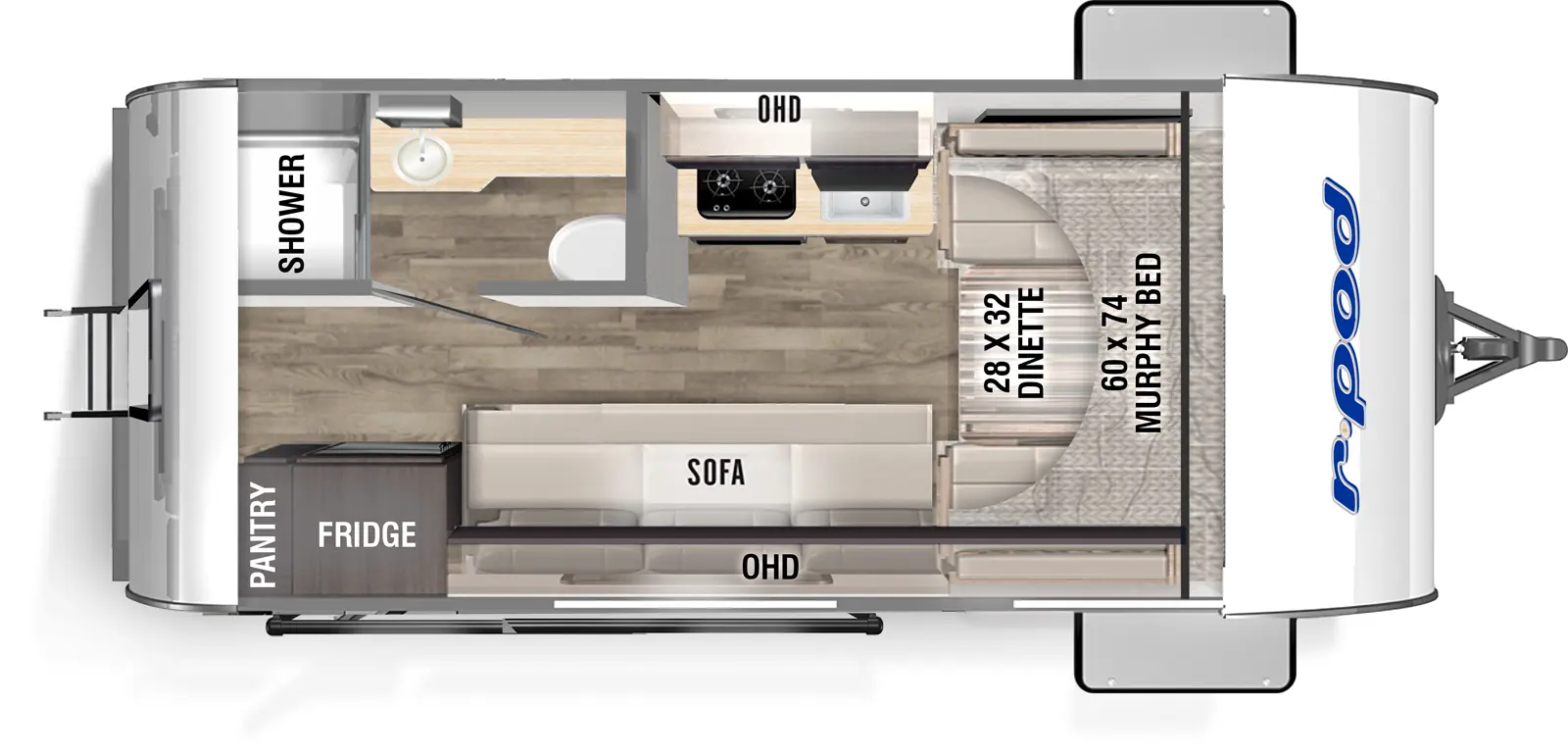 NEW 2024 Forest River R-POD 153C