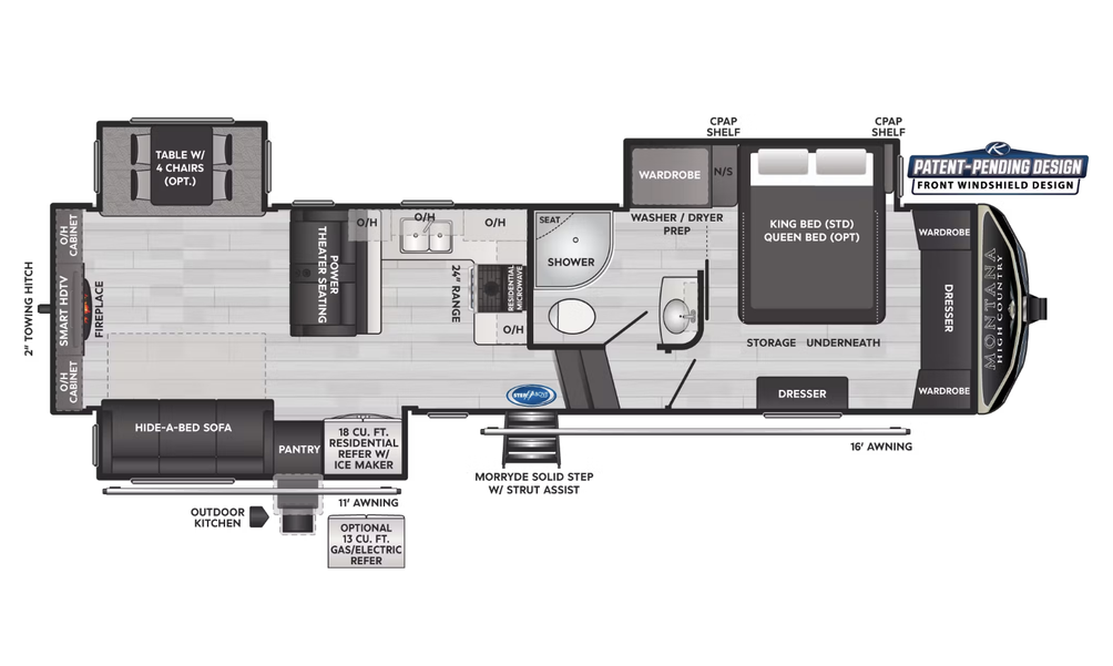 NEW 2024 Keystone MONTANA 311 RD