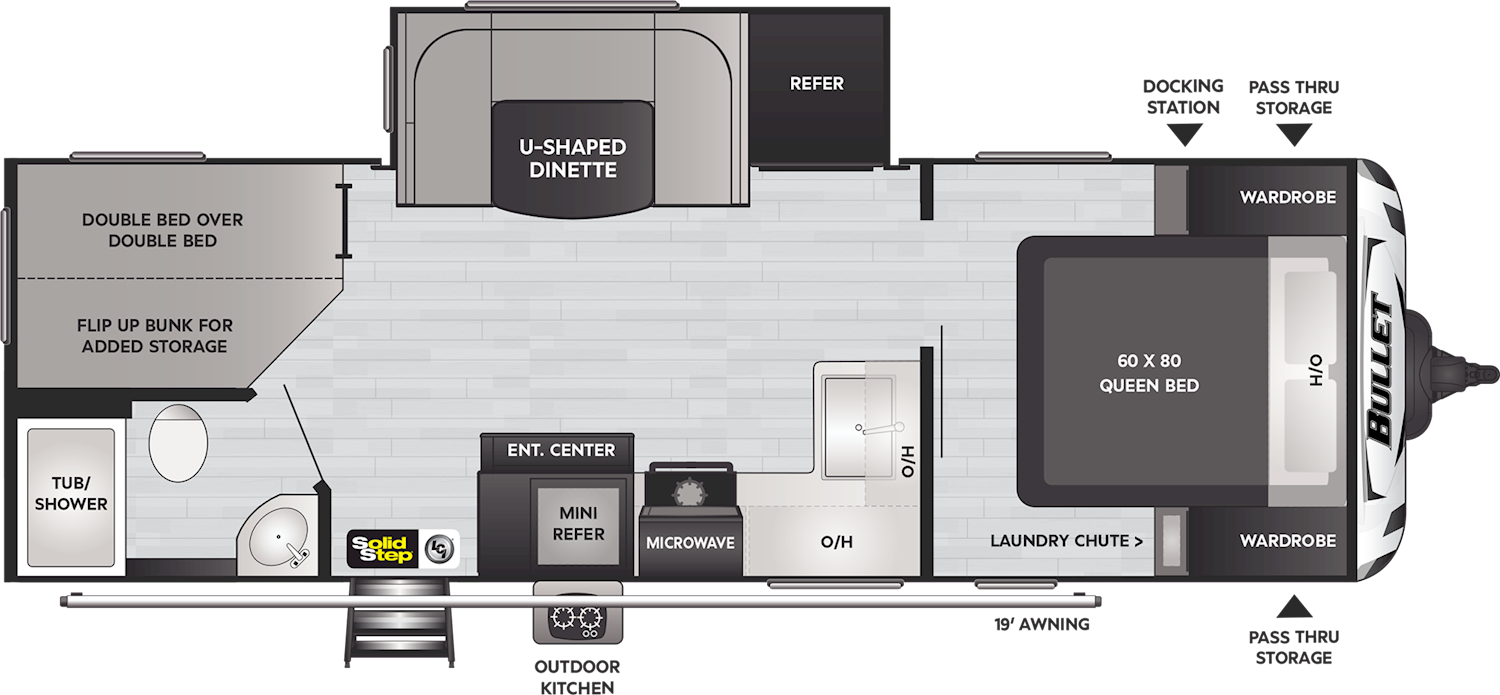 NEW 2023 Keystone Bullet 250bhswe