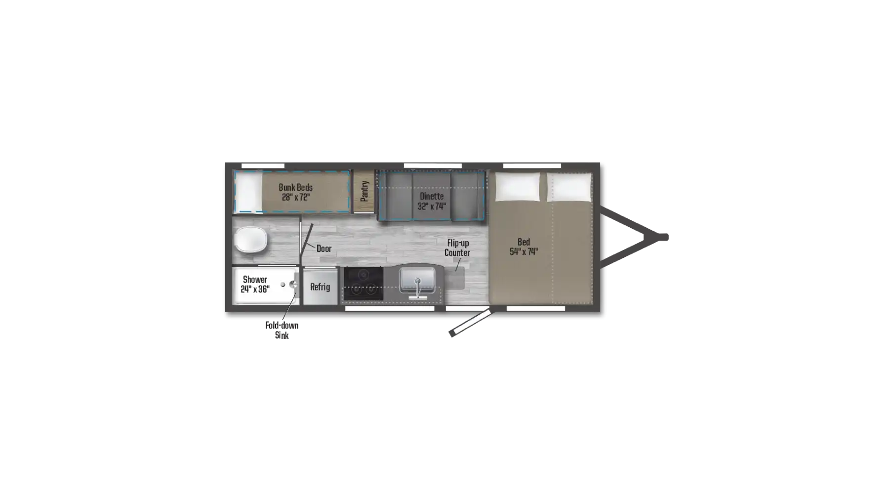 NEW 2024 Winnebago MICRO MINNIE 1800 BH