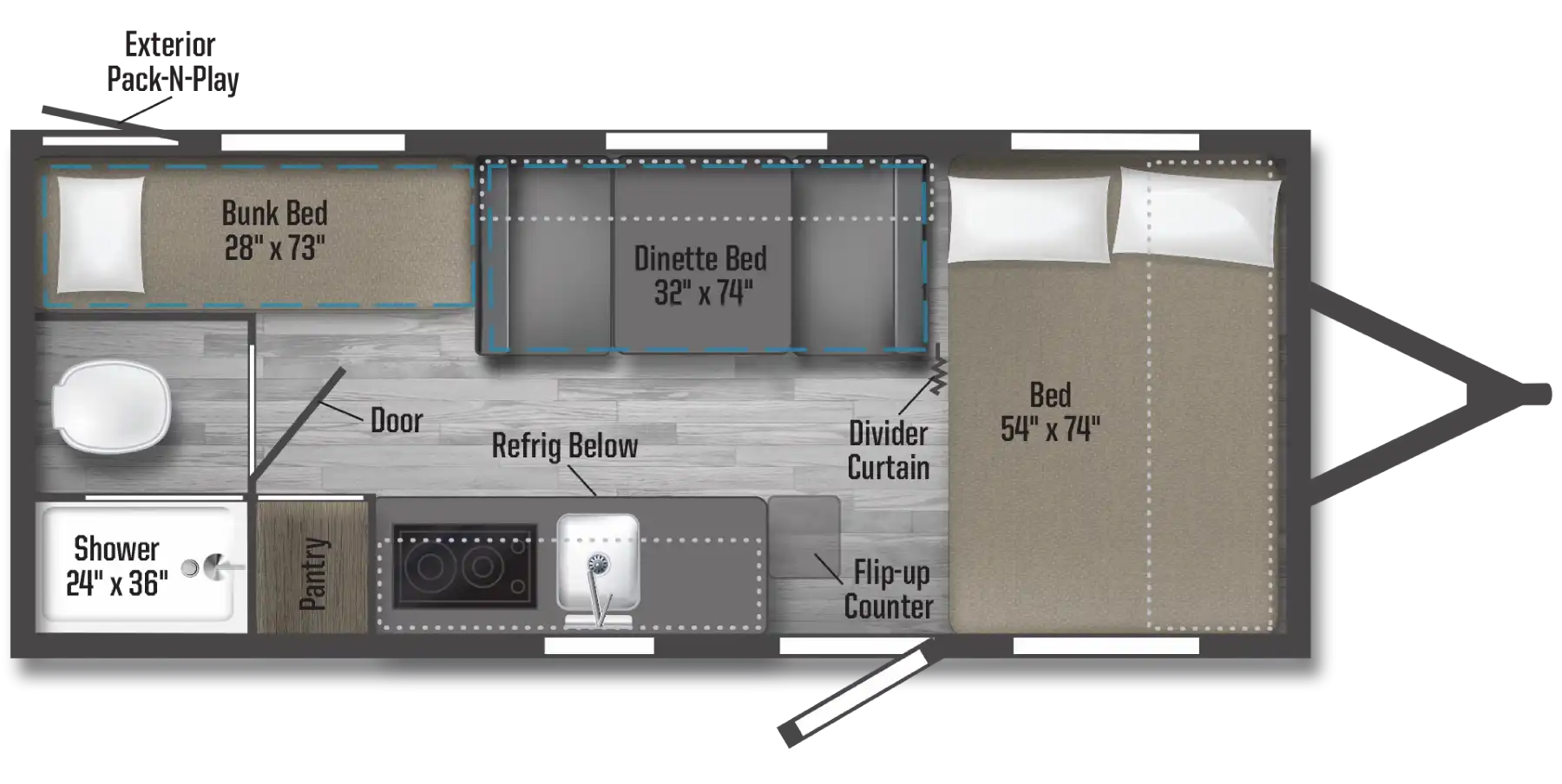 NEW 2023 Winnebago MICRO MINNIE 1700 BH