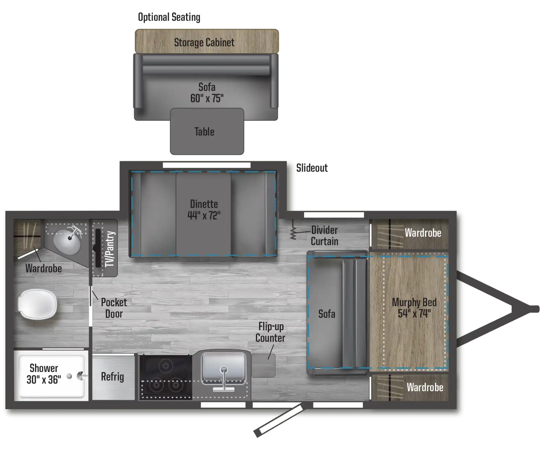 NEW 2023 Winnebago MICRO MINNIE 2108 DS