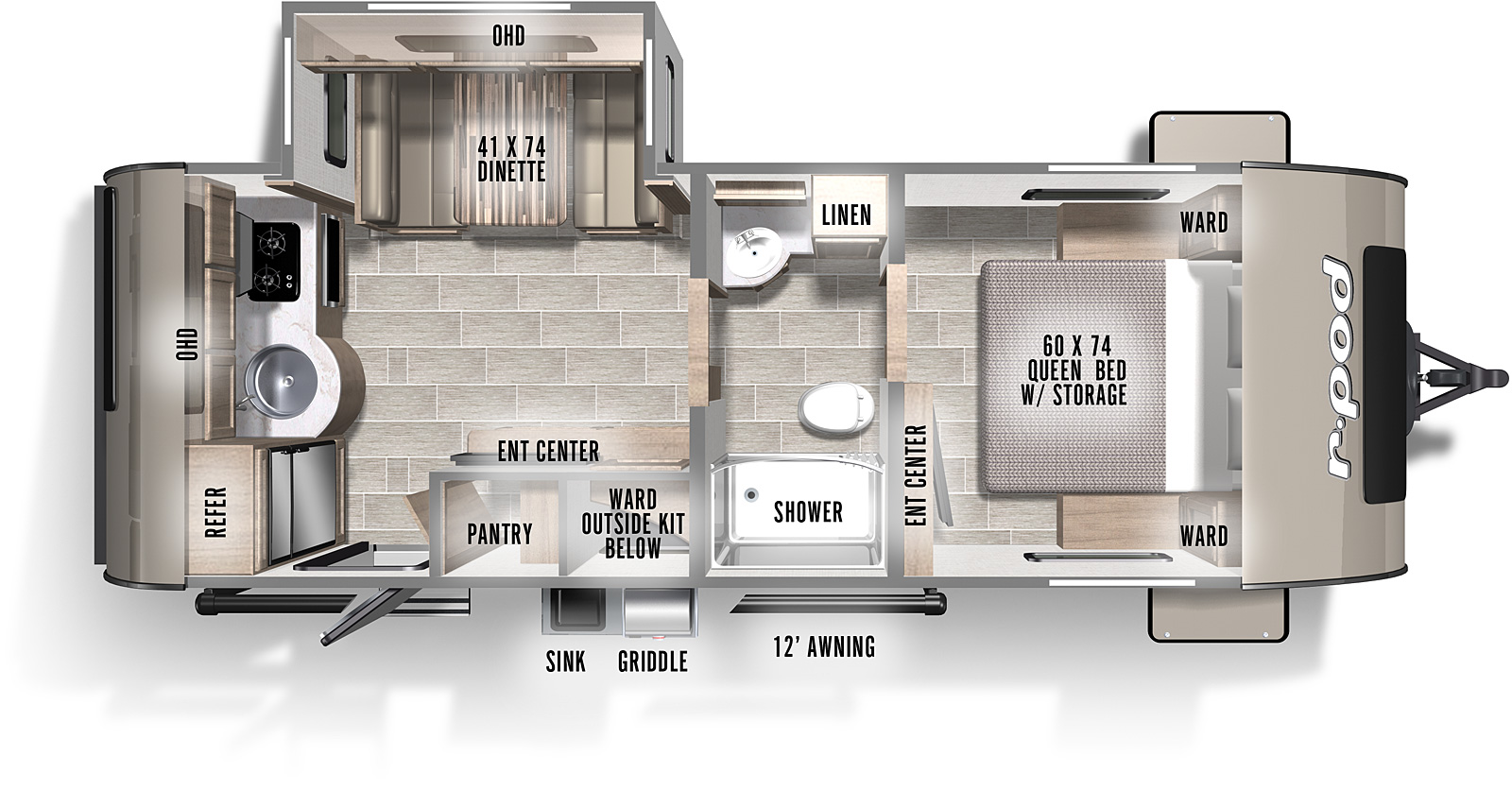 NEW 2022 Forest River R-POD 202