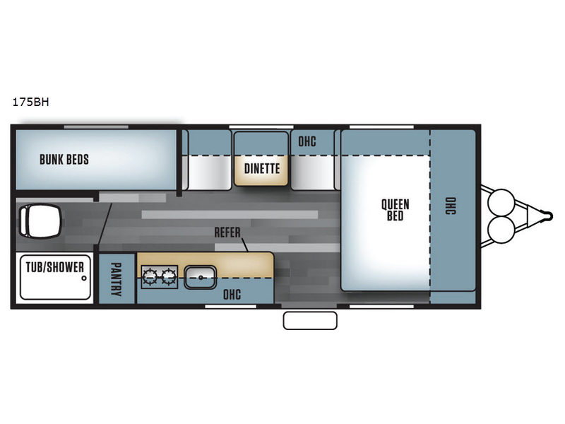 USED 2017 Forest River SALEM CRUISE LITE 175 BH