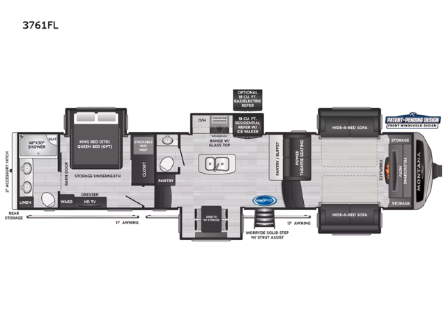 NEW 2023 Keystone MONTANA 3761 FL