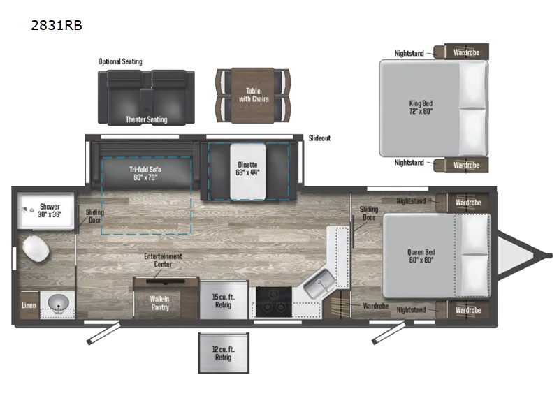 NEW 2024 Winnebago VOYAGE 2831 RB