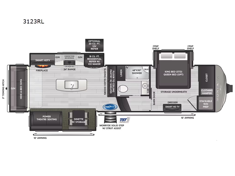 NEW 2024 Keystone MONTANA 3123 RL(L)