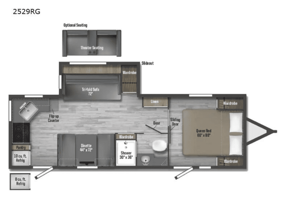 NEW 2023 Winnebago MINNIE 2529 RG