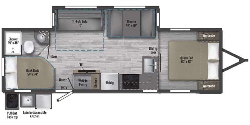 NEW 2023 Winnebago MINNIE 2801 BHS