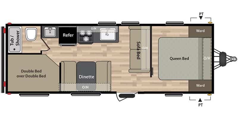 USED 2017 Keystone SUMMERLAND 2600 TB