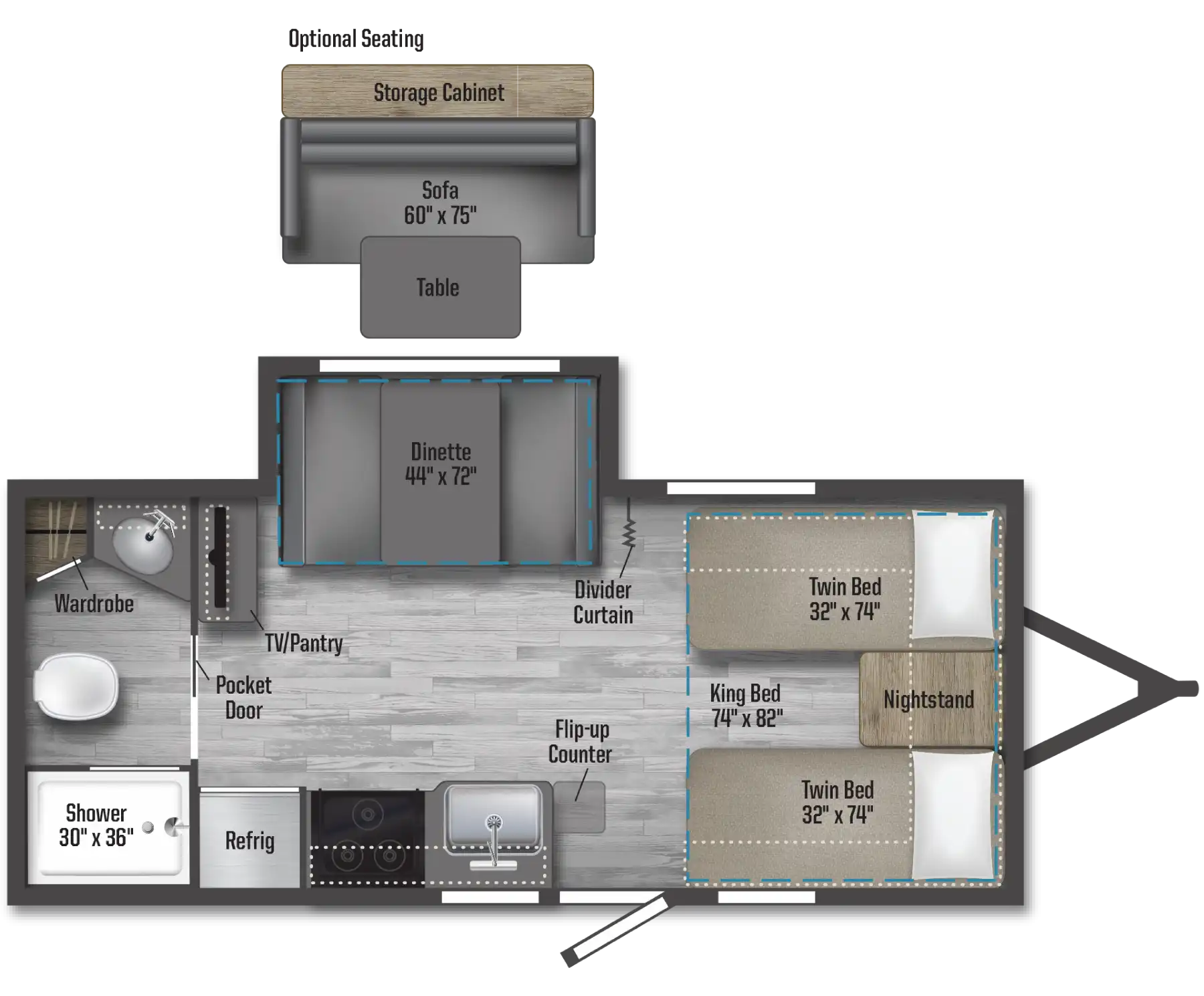 NEW 2023 Winnebago MICRO MINNIE 2108 TB